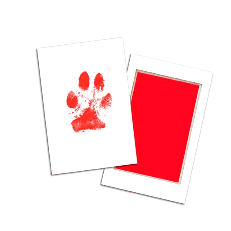 Ink Pad Kit for Pet Paw Prints & Baby Handprints - Safe DIY