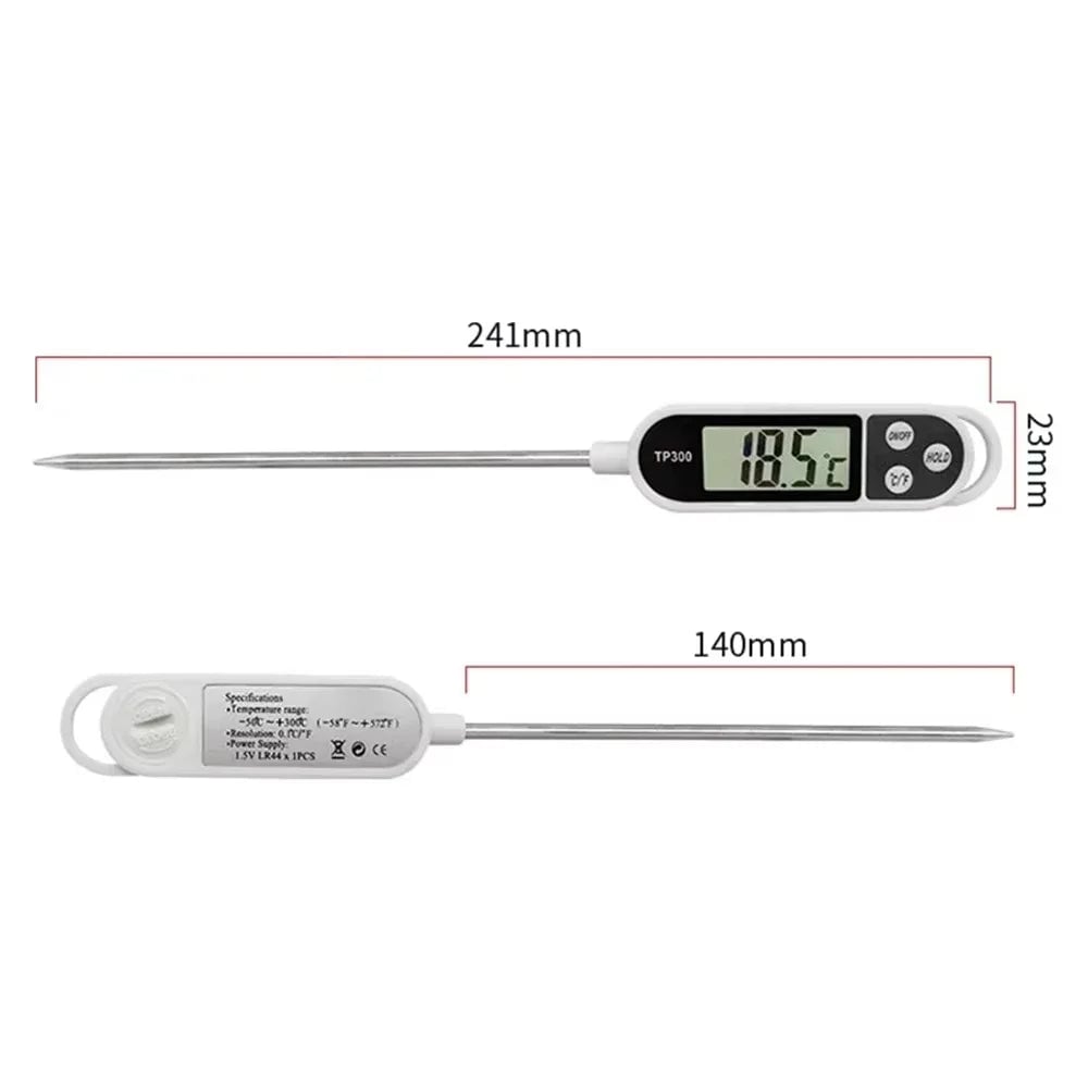 TP300 Digital Food Thermometer - Instant Read Meat BBQ Probe
