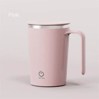 Rechargeable Stainless Steel Self-Mixing Coffee Mug Automatic Stirrer