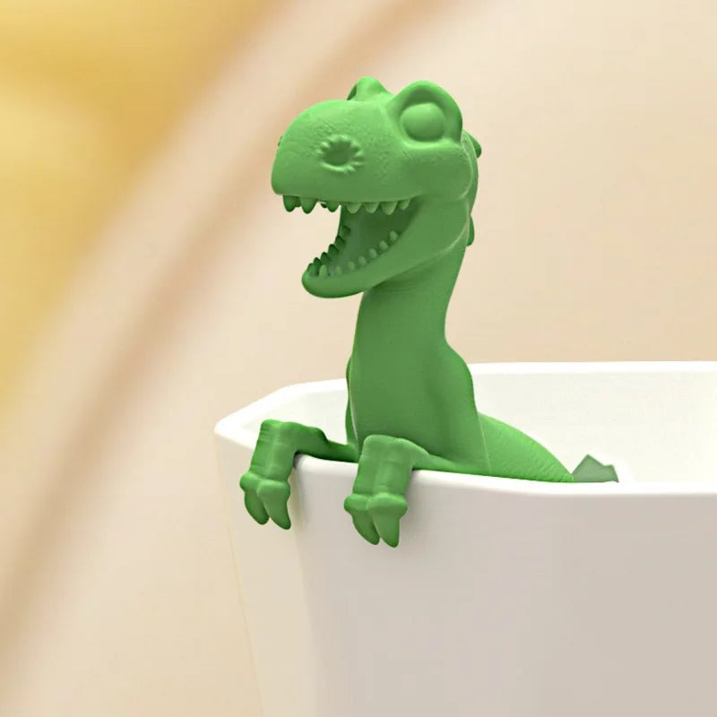 Reusable Silicone Dinosaur Tea Infuser Strainer Coffee Filter