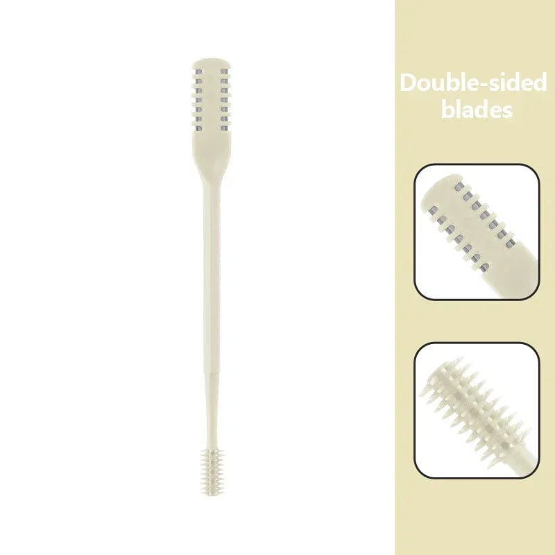 360° Double Head Rotating Nose Hair Trimmer - Washable Portable