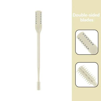 360° Double Head Rotating Nose Hair Trimmer - Washable Portable