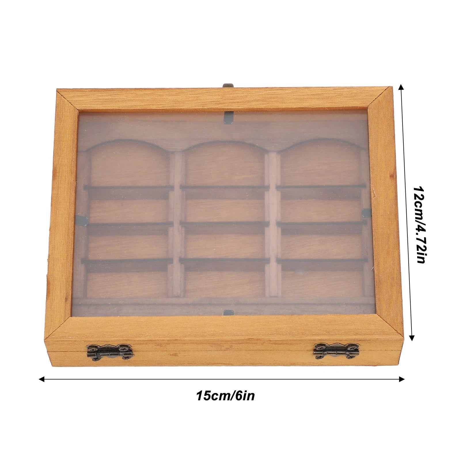 Miniature Wooden Bookshelf Display - Stress Relief Decorative Book Box