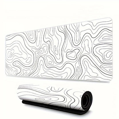 Large Gaming Mouse Pad - Extended Desk Mat with Stitched Edges