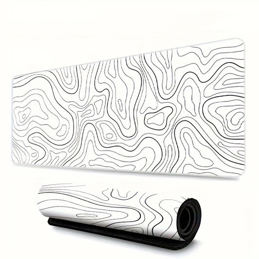 Large Gaming Mouse Pad - Extended Desk Mat with Stitched Edges