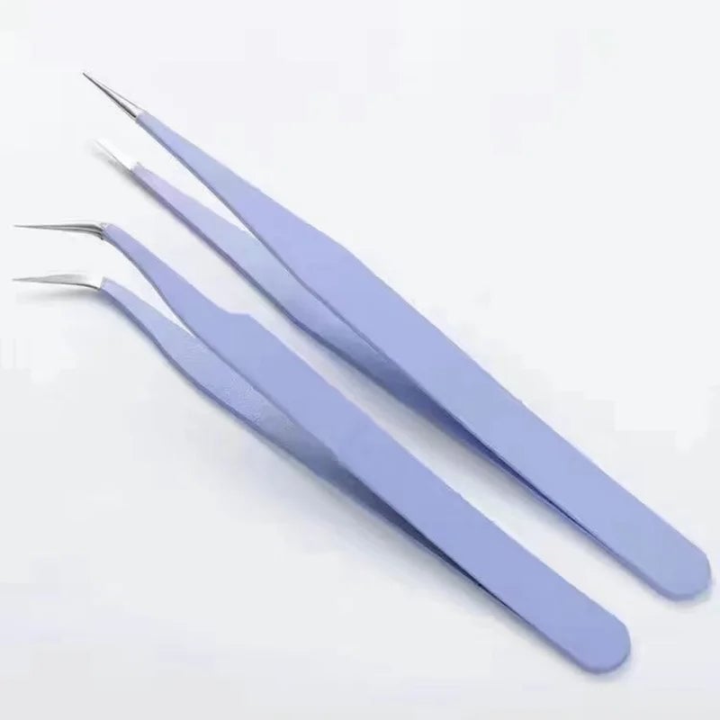 2pcs Macaroon Color Tweezers Set DIY Journal Scrapbook Sticker Tool