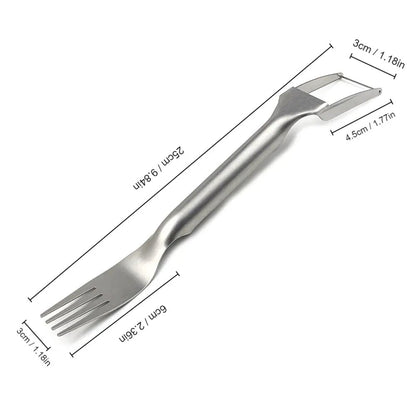 2-in-1 Stainless Steel Watermelon Slicer Cutter Fork Tool
