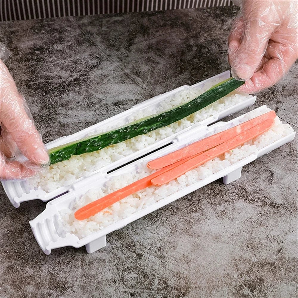 Quick Sushi Maker Roller Rice Mold - DIY Sushi Making Device Kit