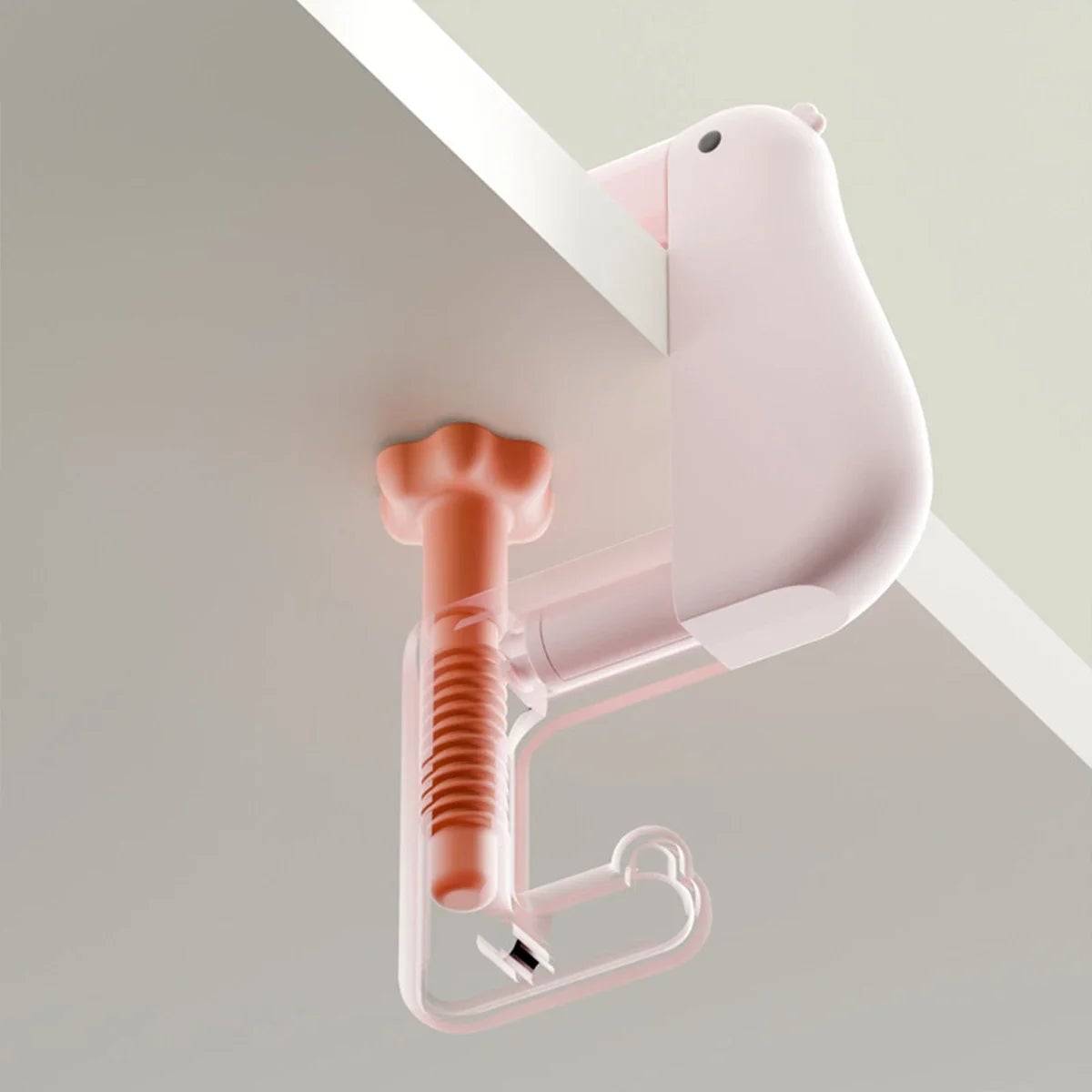 Portable Duck Hook Handbag Hanger - Multi-Surface Table Desk Wall