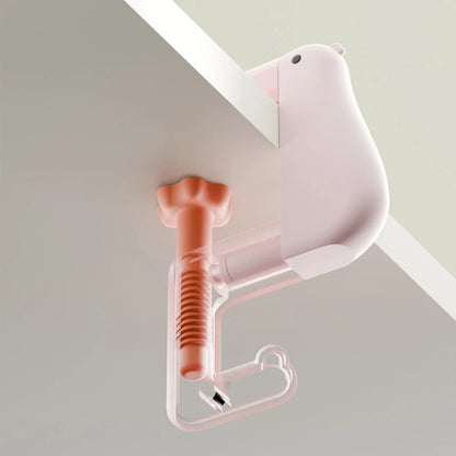 Portable Duck Hook Handbag Hanger - Multi-Surface Table Desk Wall