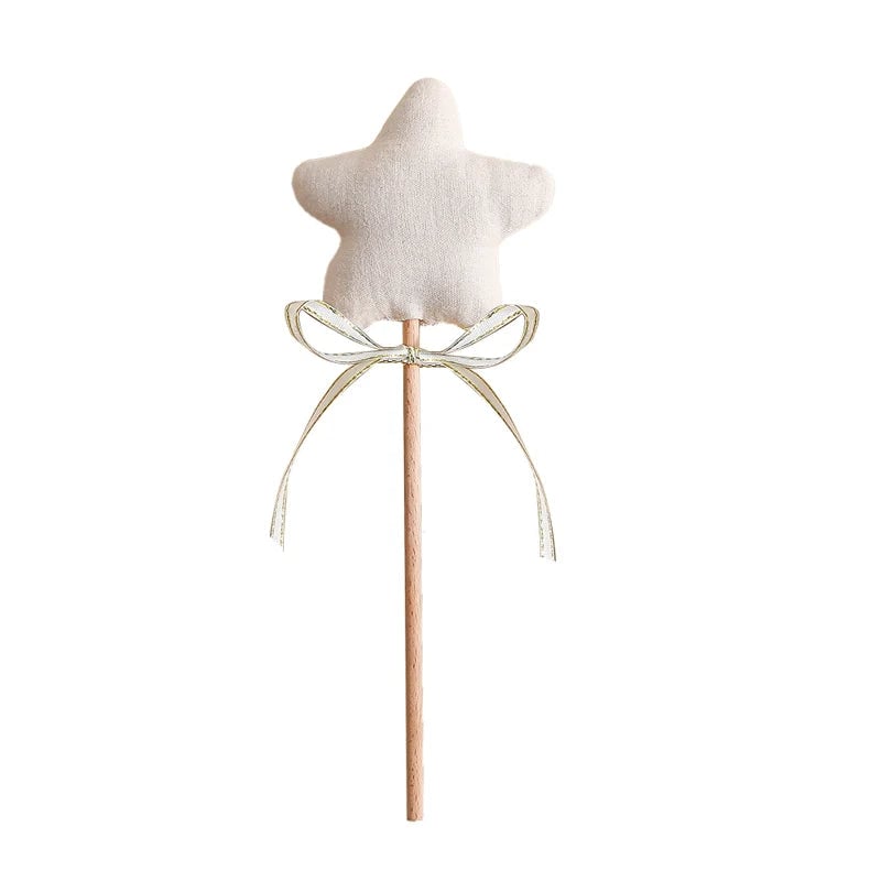Beech Wood Star Rattle Teething Toy - Montessori Baby Nursing