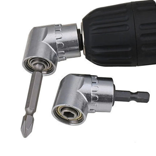 105° Right Angle Drill Attachment - Corner Access Screwdriver Extension