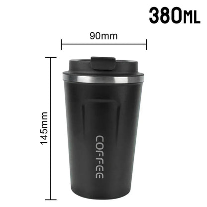 380/510ML Double Wall Stainless Steel Leak-Proof Travel Thermos Mug