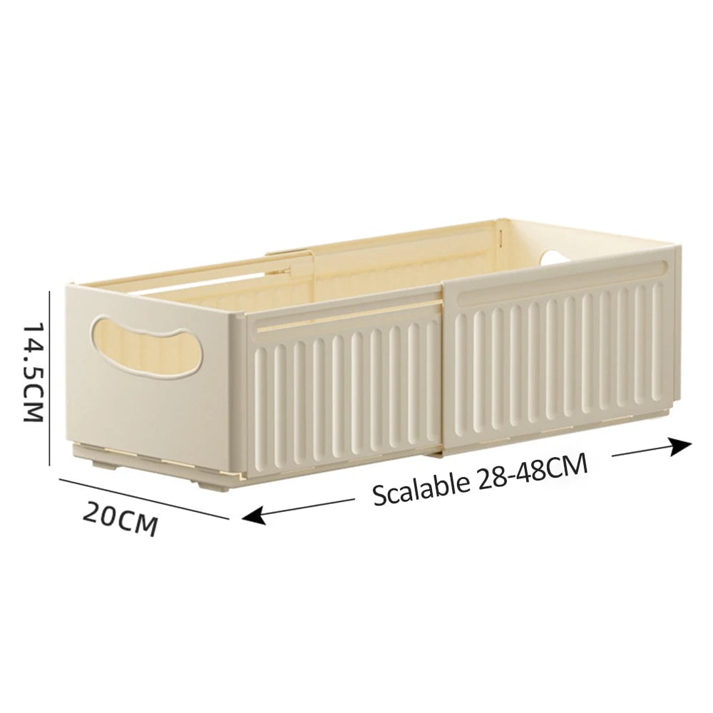 Retractable Kitchen Storage Basket - Multifunctional Cabinet Organizer