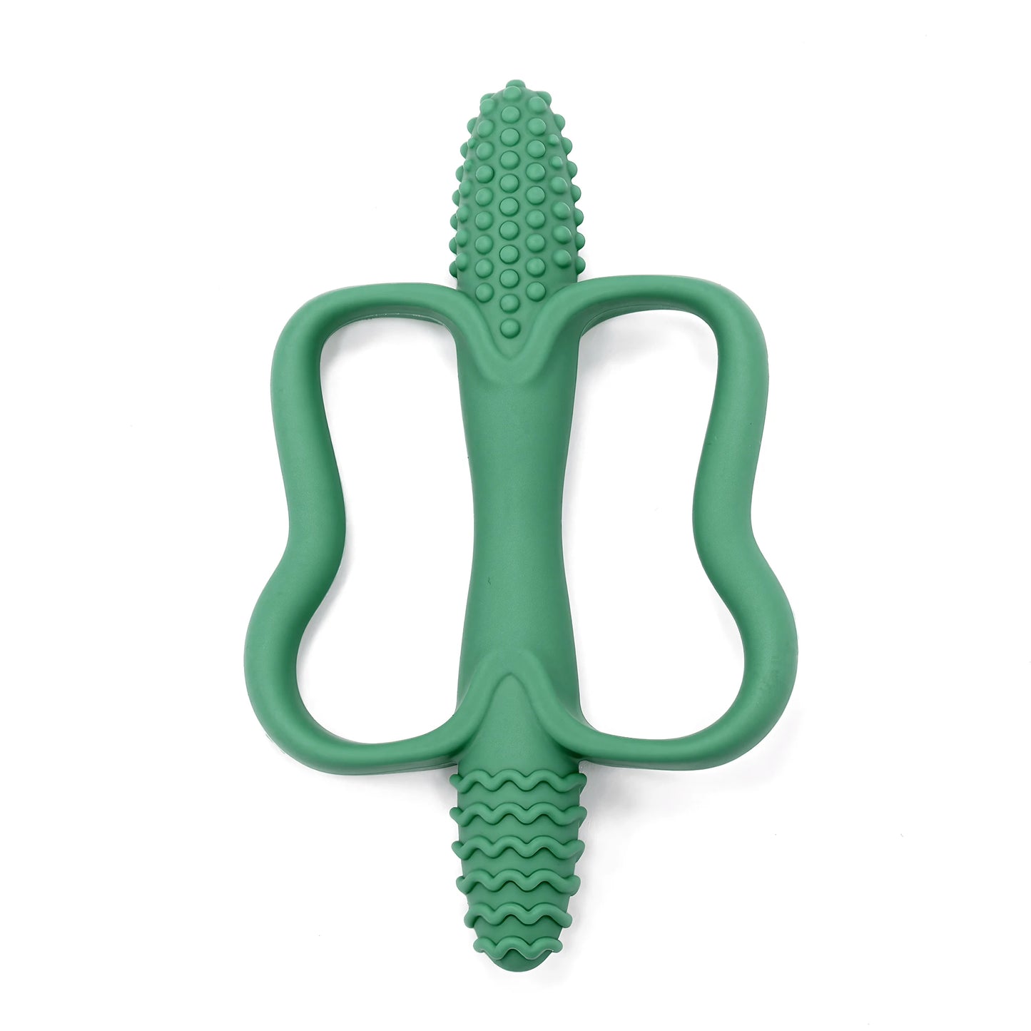 Food Grade Silicone Baby Teething Toys Easy Grip 0-6-12 Months