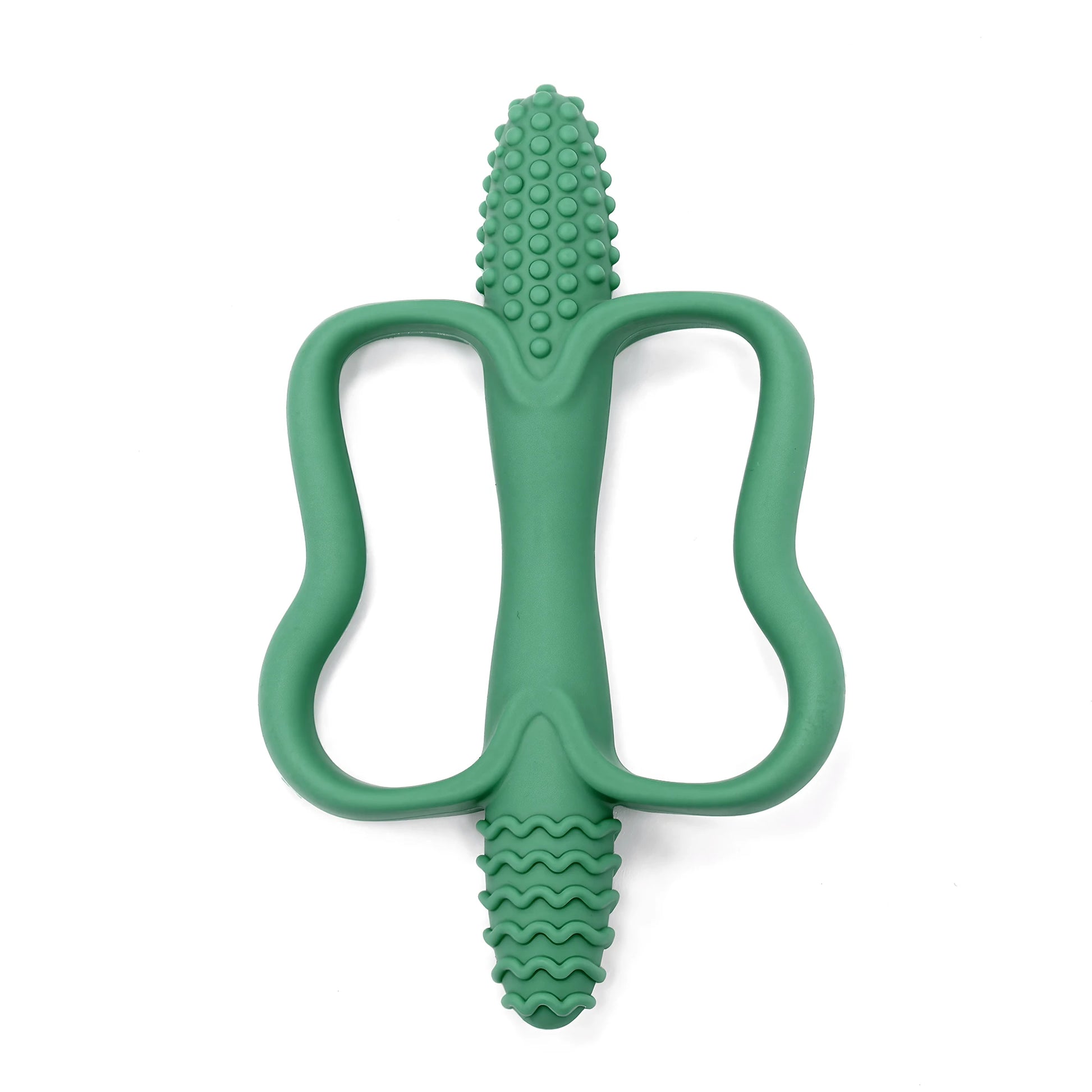 Food Grade Silicone Baby Teething Toys Easy Grip 0-6-12 Months