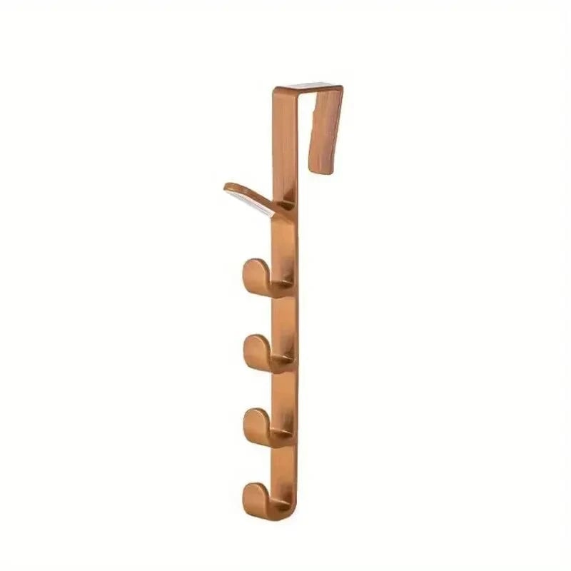 Over Door Clothes Hanger Rack - Plastic Bedroom Storage Hook Organizer