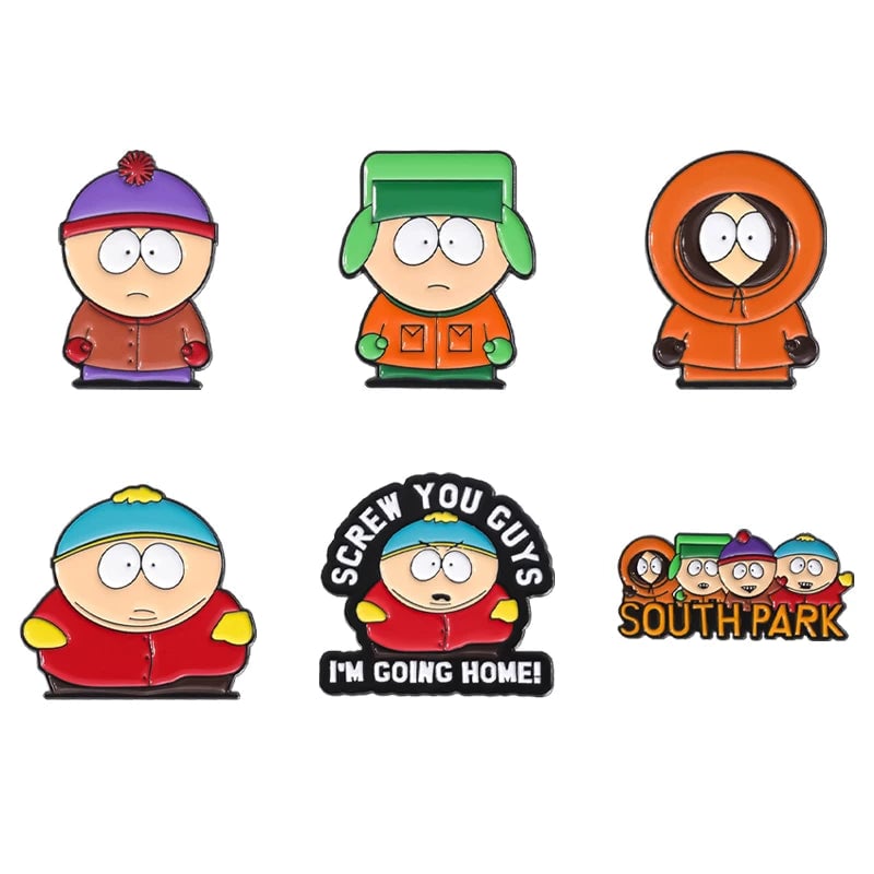 Custom Cartoon Anime Enamel Pins - Cute Character Lapel Badge Set