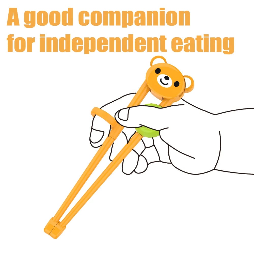 Training Chopsticks for Kids - Cartoon Animal Design Learning Aid