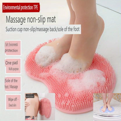 Anti-Slip Foot Brush Back Scrubber Suction Cup Exfoliating Tool