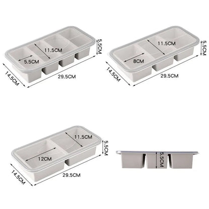 Multi-Cavity Silicone Ice Cream Mold - Giant Popsicle Freezer Tray