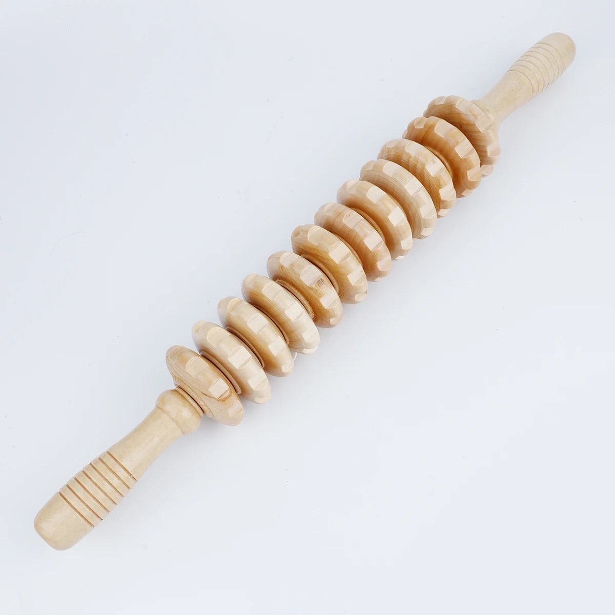 Wood Therapy Roller Gear Stick - Cellulite Lymphatic Drainage Tool