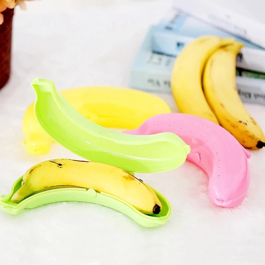 Banana Storage Box Outdoor Travel Case Protector Container Holder