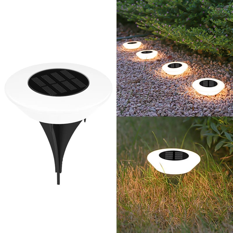 14 LED Solar Ground Lights Waterproof Outdoor Landscape Pathway