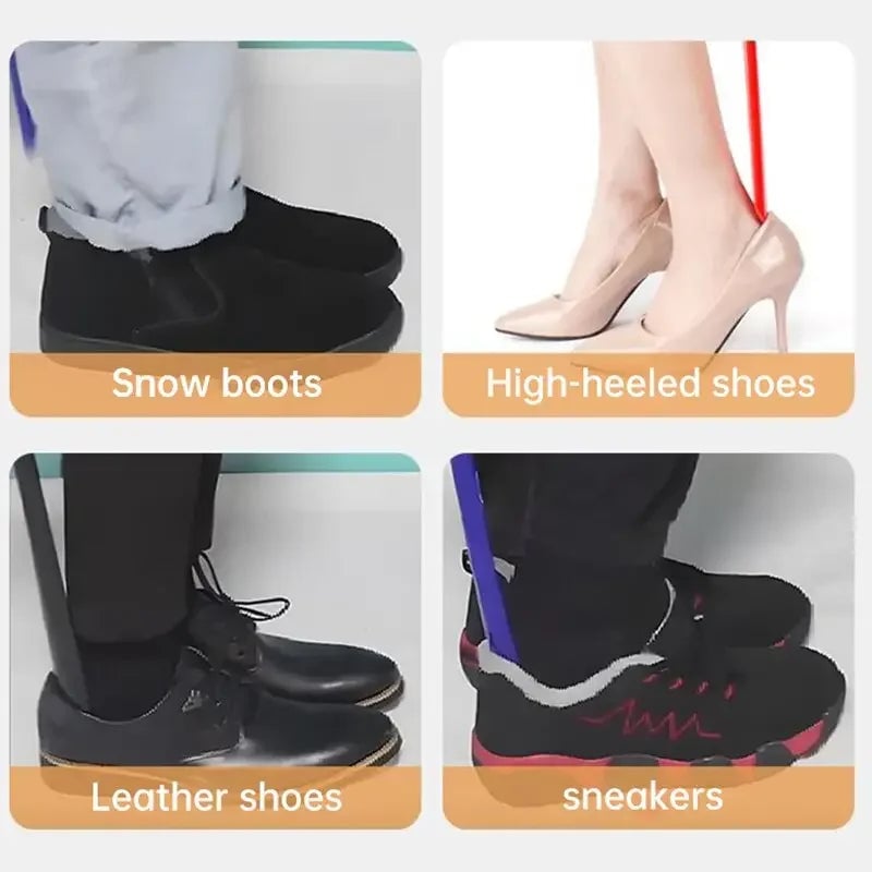 Extra Long Flexible Plastic Shoehorn - Durable Shoe Horn Assistant