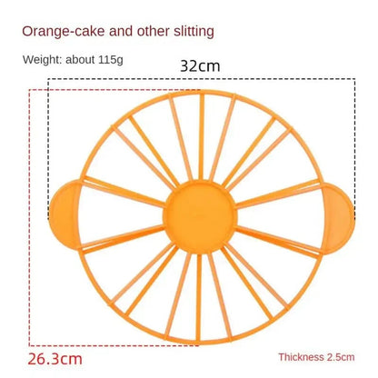 Round Cake Portion Cutter - Equal Slice Divider Marker Tool