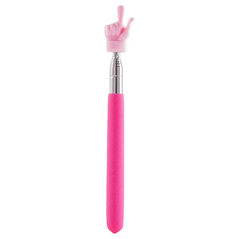 Retractable Finger Pointer Stick – Stainless Steel Telescopic Teaching Pointer