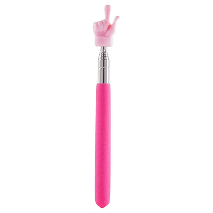 Retractable Finger Pointer Stick – Stainless Steel Telescopic Teaching Pointer