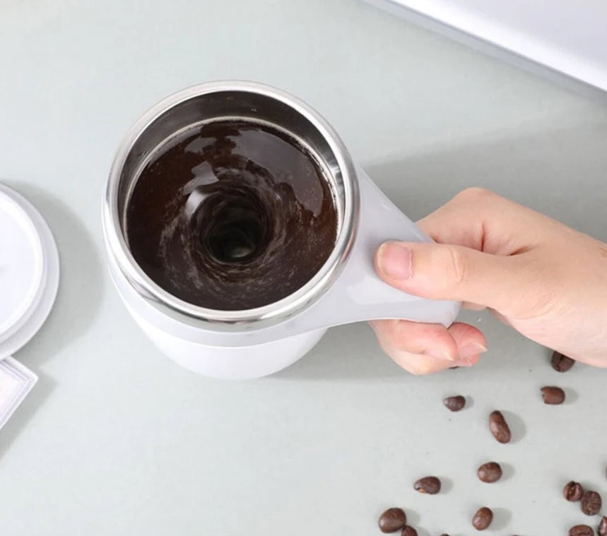 Automatic Self Stirring Magnetic Mug - Stainless Steel Thermal Cup