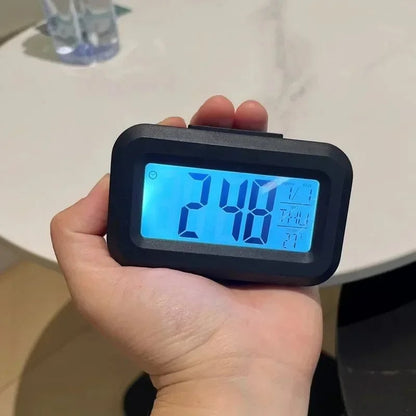 LED Digital Alarm Clock with Calendar Display Multi-Function Desktop