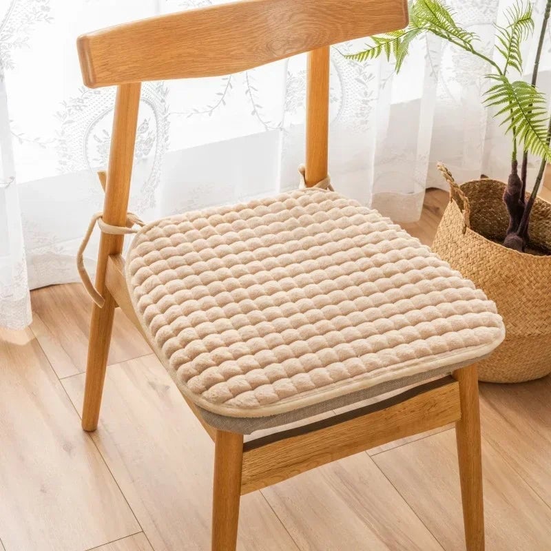 Square Cotton Chair Cushion - Winter-Thicker Non-Slip Pad