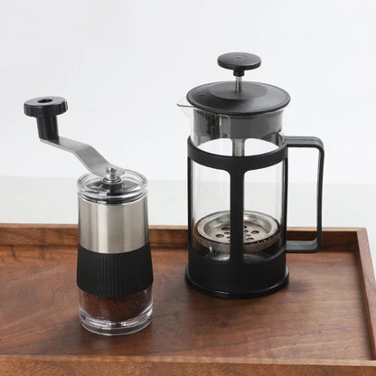 Mini Manual Coffee Grinder - Stainless Steel Ceramic Burr Bean Mill