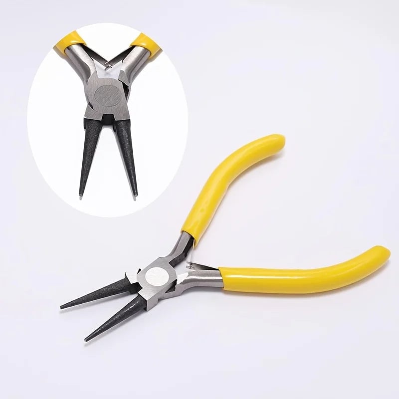 Mini Pliers Pointed Circular Mouth Steel Wire Jewelry Making DIY Tool