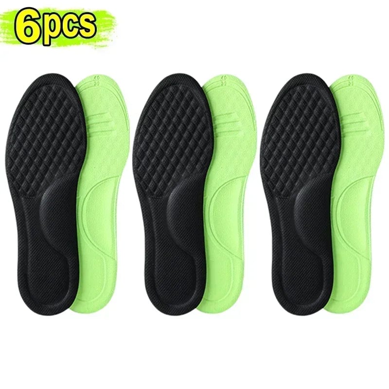 Memory Foam Orthopedic Insoles 10pk - Deodorizing Antibacterial