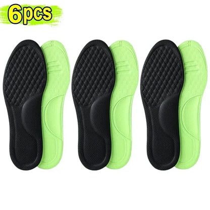 Memory Foam Orthopedic Insoles 10pk - Deodorizing Antibacterial