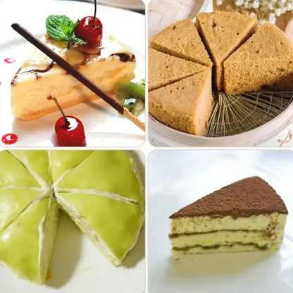 Round Cake Portion Cutter - Equal Slice Divider Marker Tool