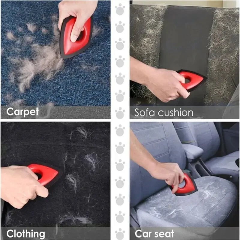4 Mode Pet Hair Remover Brush - Rubber Reusable Comb for Dogs Cats