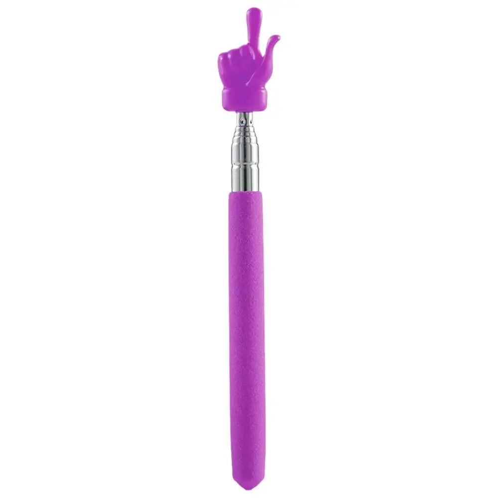 Retractable Finger Pointer Stick – Stainless Steel Telescopic Teaching Pointer
