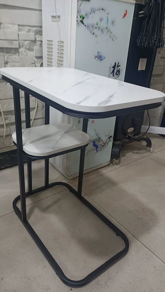Modern Square Side Table - Multi-Purpose End Table for Living Room
