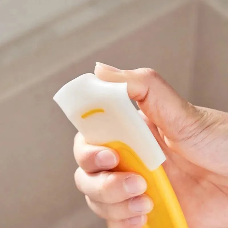 Soft Blade Kitchen Scraper Spatula - Pan Pot Dish Cleaning Tool