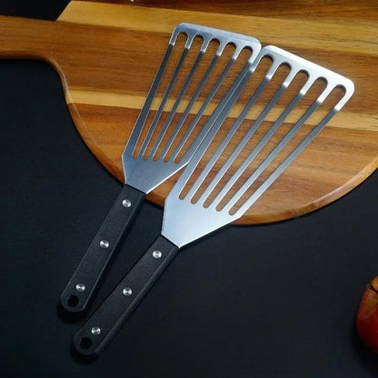 Stainless Steel Fish Spatula with Drainage Holes - Frying Turner