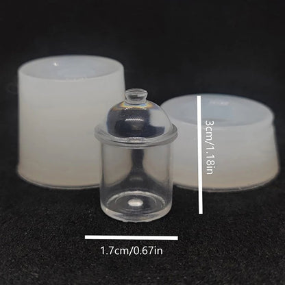 Mini Silicone Food Jar Molds - Dollhouse Kitchen DIY Cookie Candy Jars