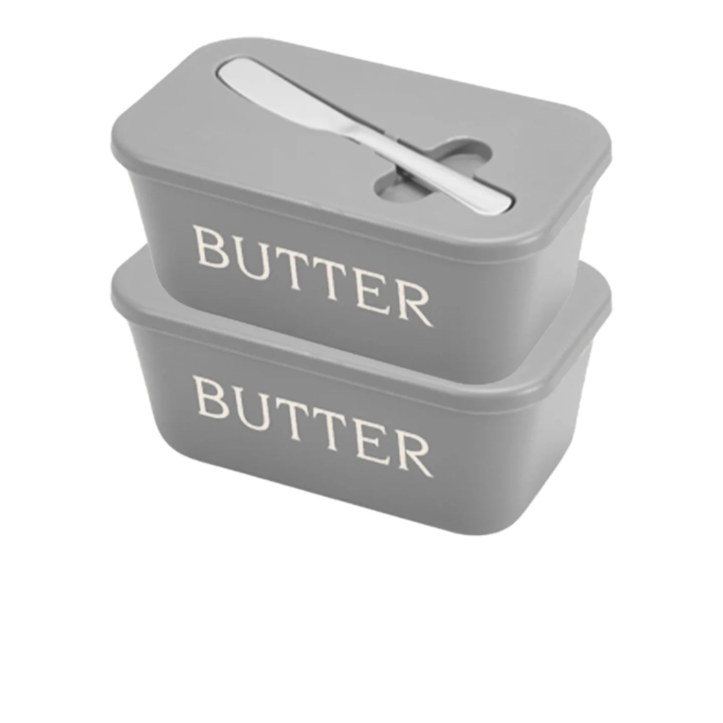 Sealed Butter Storage Container with Cutting Knife - Airtight Cheese
