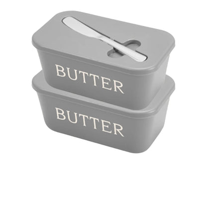 Sealed Butter Storage Container with Cutting Knife - Airtight Cheese