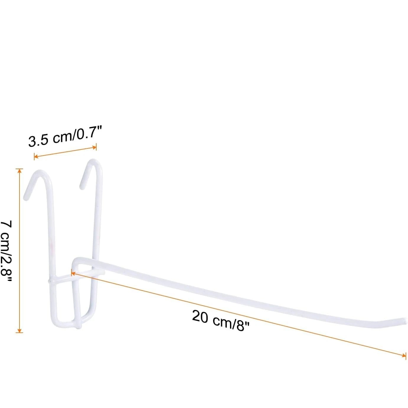 Heavy Duty Mesh Grid Display Hooks 5-50pcs Wall Mount Rack Set