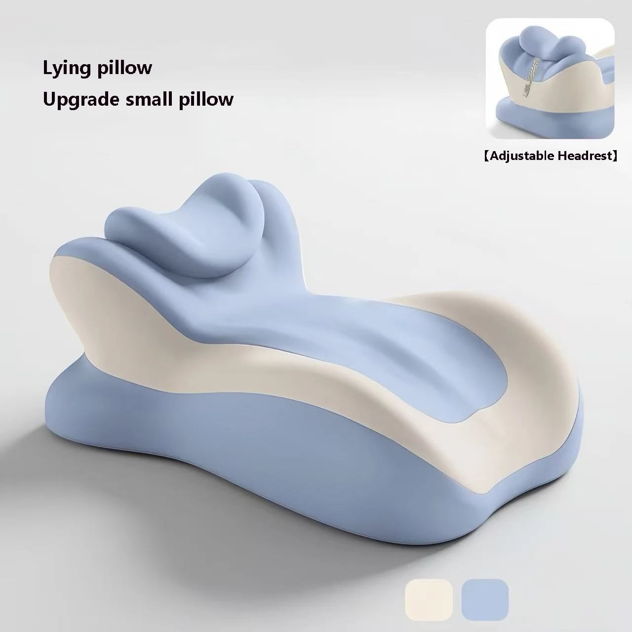 Memory Foam Ergonomic Wedge Pillow Neck Support Leg Rest Multi-Use